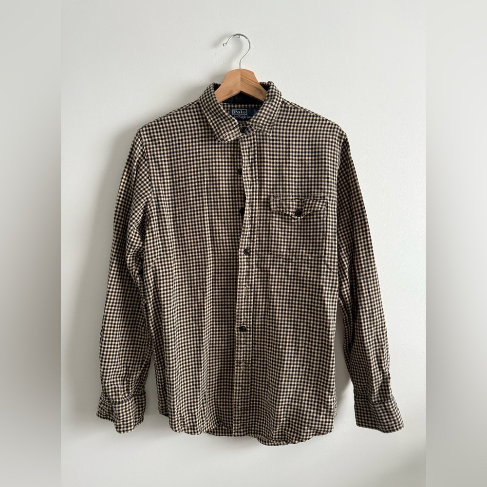 Polo by Ralph Lauren Brown Check Button-Up Shirt